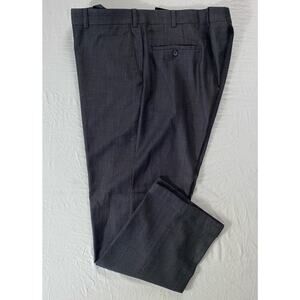 Linea Naturale Italy Luxe Flat Front Wool Dress Pants, Slacks. Birdseye, 40X31.